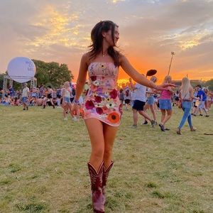 T. Swift Flower Mini Dress